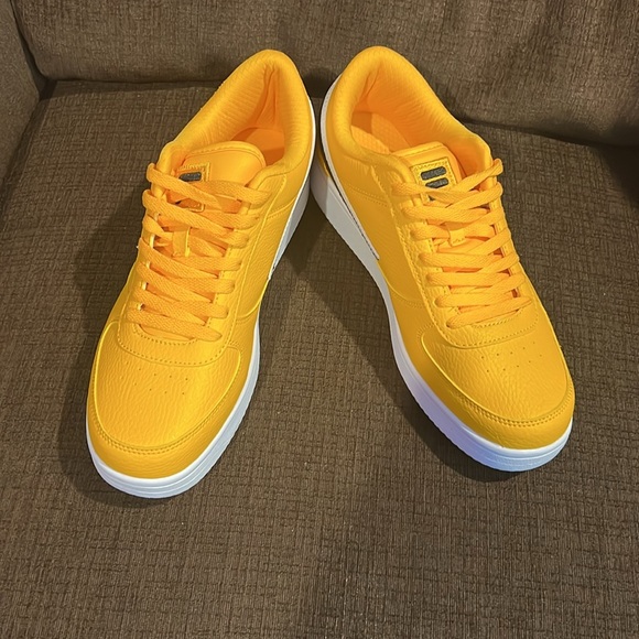 Fila Yellow Sneakers with Black and White Trim - Picture 10 of 10